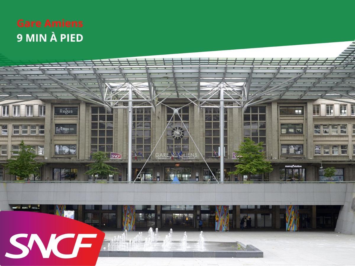 Cinema & Disney Avec Balcon & Parking En Hyper Centre Amiens Kültér fotó